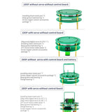 Electric Platform For Robot Car, Yahboom 1DOF  Green, Yahboom 1DOF With Servo Green, Yahboom 2DOF Green, Yahboom 2DOF With Servo Green, Yahboom 1DOF Black, Yahboom 1DOF With Servo  Black, Yahboom 2DOF  Black, Yahboom 2DOF With Servo Black