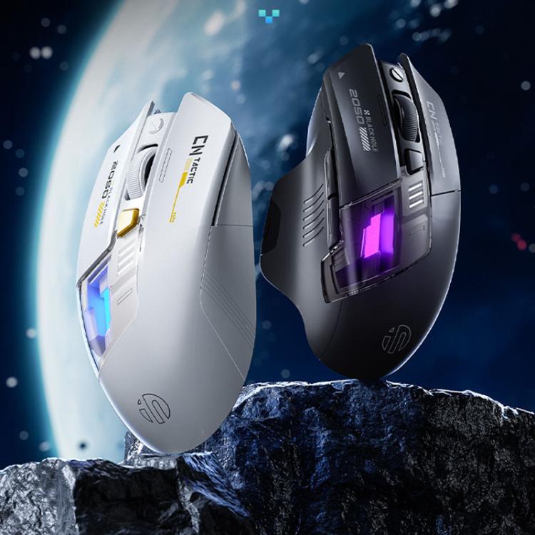 Inphic Bluetooth Wireless Mouse Office & Gaming LED Charging Mice, Dual Mode White, Tri-Mode Black, Tri-Mode White