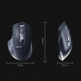 Inphic M9 2.4G Wireless Mouse Business Office Home Ergonomic Mute Computer Mice, M9