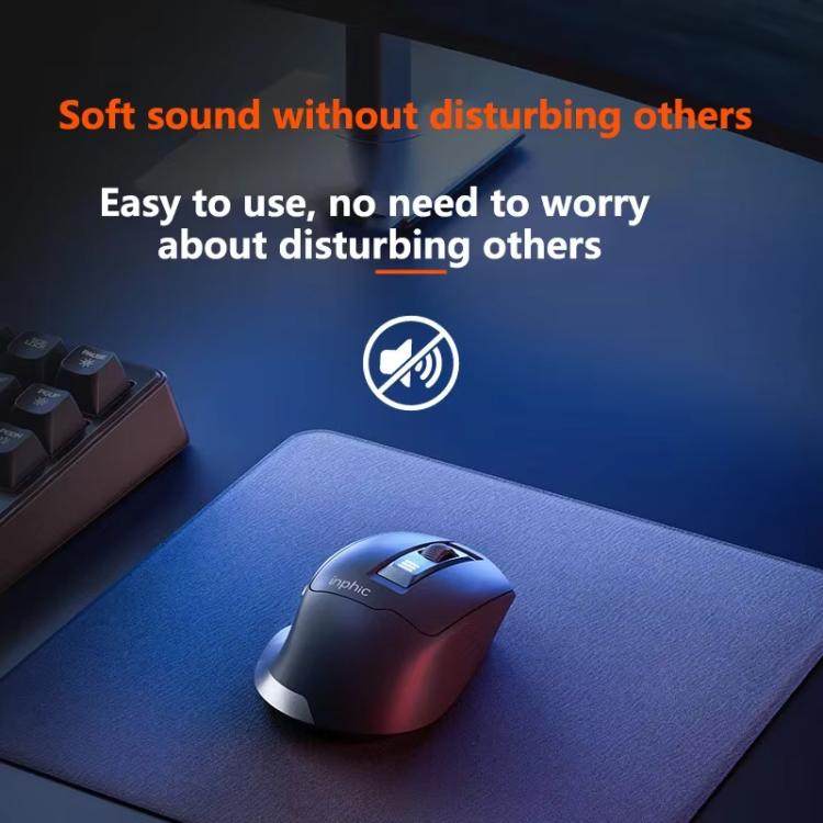 Inphic M9 2.4G Wireless Mouse Business Office Home Ergonomic Mute Computer Mice, M9