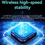 Ajazz AJ159P MC Tri-Mode Magnetic Wireless Mouse Ergonomic Lightweight Silent Gaming Mice