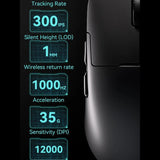 Ajazz AJ159P MC Tri-Mode Magnetic Wireless Mouse Ergonomic Lightweight Silent Gaming Mice