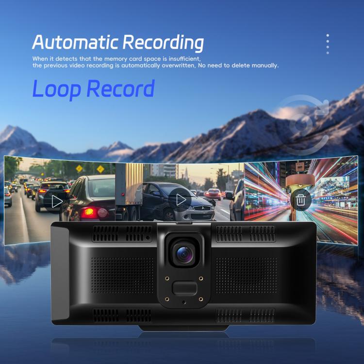 4K HD Car Recorder Car Navigator Carplay Car Center Monitor, A4473