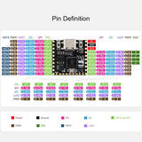 Microcontroller Development Board Dual Core Dual Architecture Six-Axis Sensor Display Cool Lighting Effects, 32225