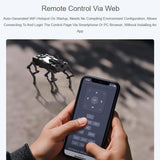 Waveshare WAVEGO Pro 12-DOF Bionic Dog-Like Robot Open Source For ESP32 And Raspberry Pi, Basic, EX, Pi 5