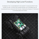 Waveshare WAVEGO Pro 12-DOF Bionic Dog-Like Robot Open Source For ESP32 And Raspberry Pi, Basic, EX, Pi 5