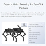 Waveshare WAVEGO Pro 12-DOF Bionic Dog-Like Robot Open Source For ESP32 And Raspberry Pi, Basic, EX, Pi 5