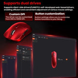 LANGTU M8 Triple-Mode Wireless Bluetooth Mouse Lightweight Gaming Mice