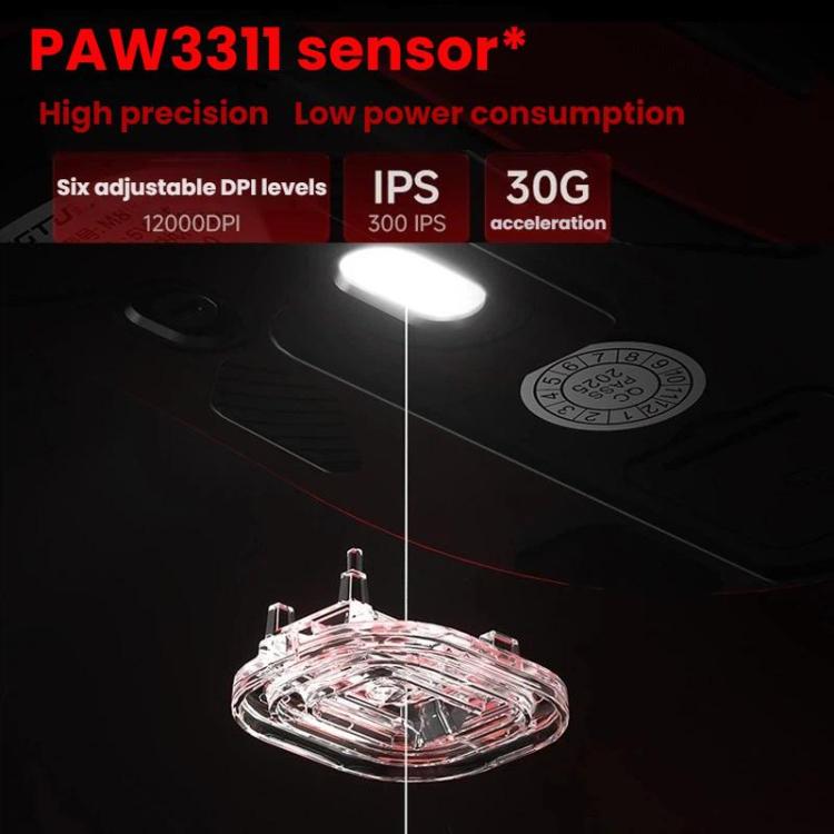 LANGTU M8 Triple-Mode Wireless Bluetooth Mouse Lightweight Gaming Mice