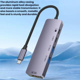 Type-C 5 In 1 Docking Station HDMI 4K 60Hz Screen Mirroring Converter USB 3.0 Splitter Laptop Hub, T615