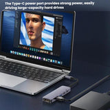 Type-C 5 In 1 Docking Station HDMI 4K 60Hz Screen Mirroring Converter USB 3.0 Splitter Laptop Hub, T615