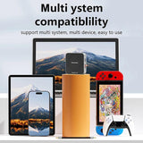 Magnetic Type-C Dock HUB 4K 60Hz HD USB3.2 Splitter Phone Tablet Adapter, Blueendless MC810 8 Ports, Blueendless MC710 7 Ports