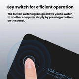 KM-U204A Computer Sharing Switch Keyboard, Mouse, USB & Printer Hub, USB 3.0 2 Input 4 Output, USB 3.0 2 Input 1 Output, USB 2.0 2 Input 4 Output, USB 2.0 2 Input 1 Output