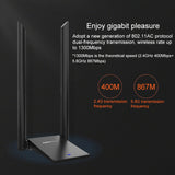 COMFAST CF-WU782ACV2 1300Mbps Dual-band Wifi USB Network Adapter with 2 Antennas, CF-WU782ACV2