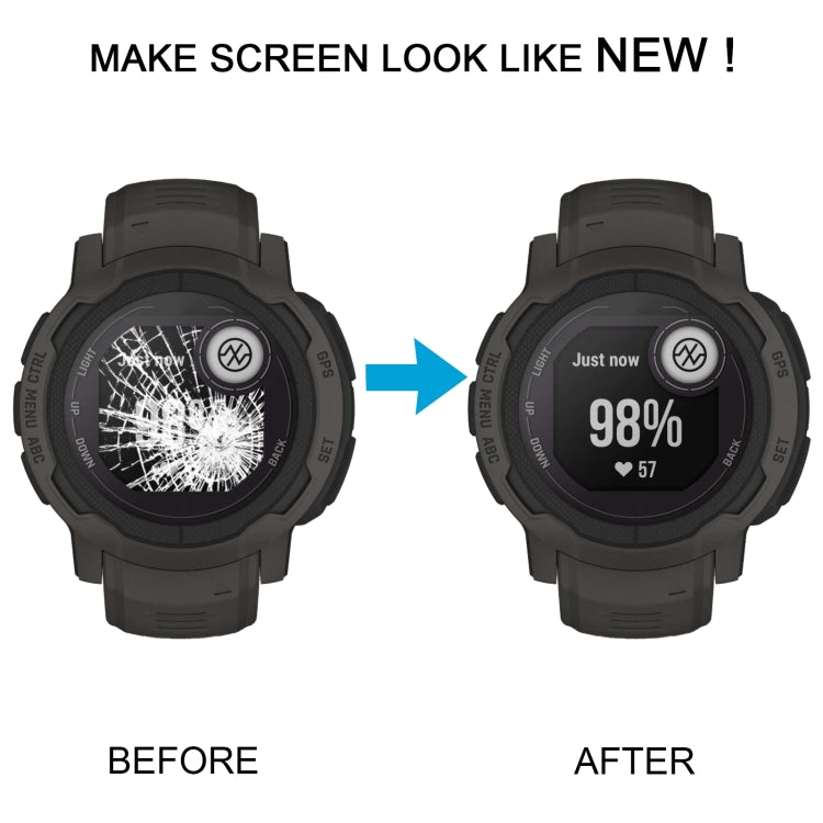 For Garmin Instinct 2 Original LCD Screen with Digitizer Full Assembly, For Garmin Instinct(Original), For Garmin Instinct (Original)