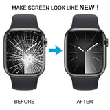 For Apple Watch Series 9 45mm Front Screen Outer Glass Lens with OCA, For Apple Watch Series 9 45mm