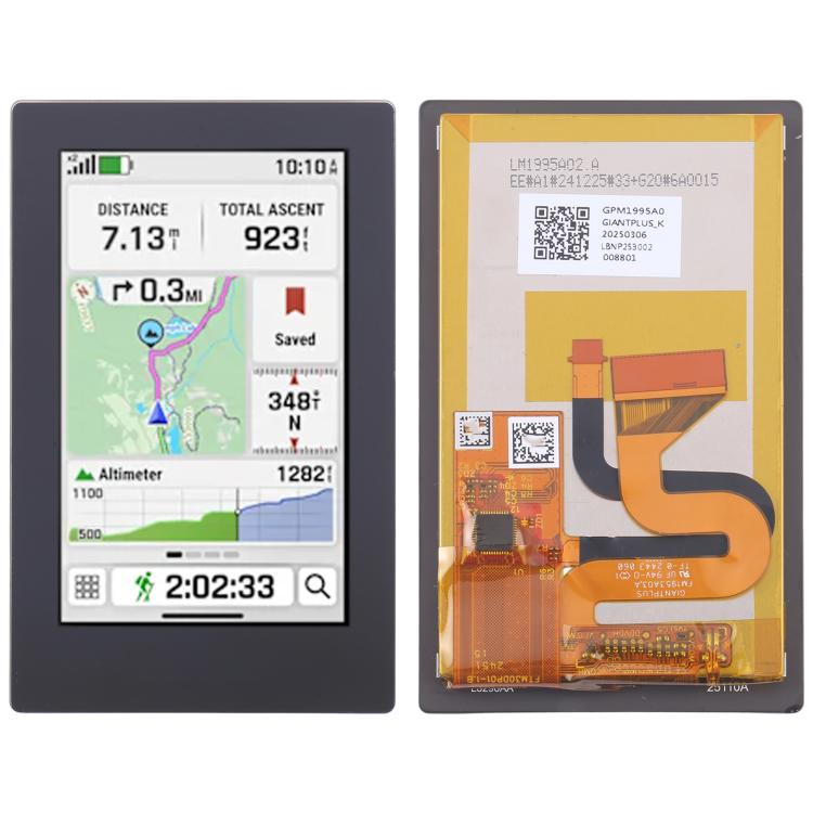 For Garmin ETrex Touch Original LCD Display Screen, For Garmin eTrex Touch(Original)