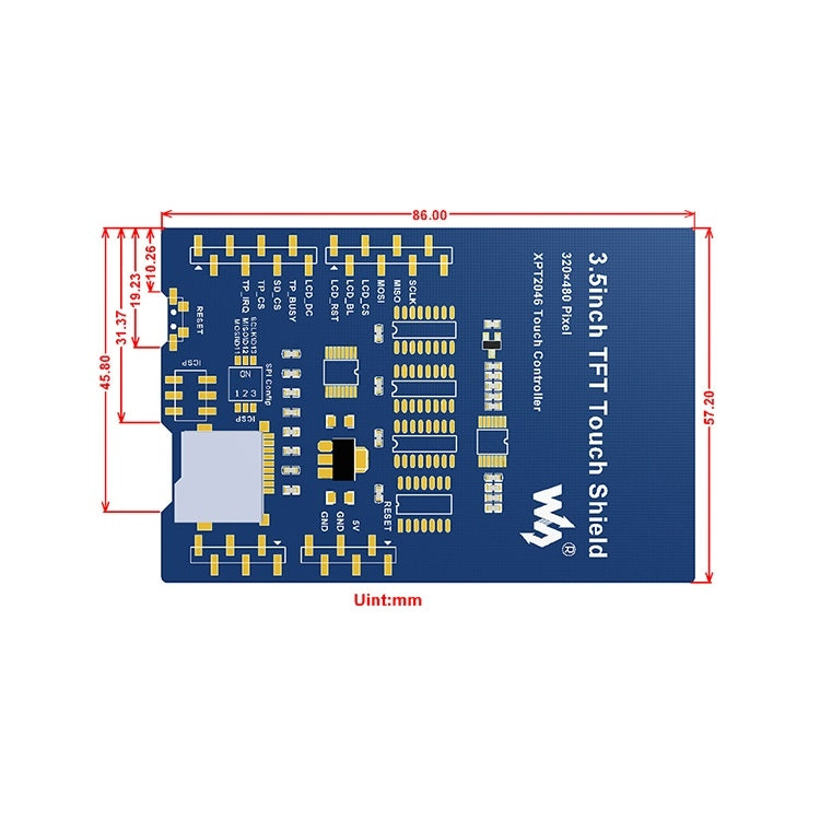 3.5 inch Touch LCD Shield for Arduino