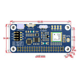 Waveshare L76X Multi-GNSS HAT for Raspberry Pi, GPS, BDS, QZSS, L76X