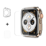 ENKAY Hat-Prince 2 in 1 TPU Semi-clad Case + 3D Full Screen PET Curved Heat Bending Film for Apple Watch Series 6 / 5 / 4 / SE 3 / SE 2 / SE 1 40mm, F Apple Watch Series 6 / 5 / 4 / SE 3 / SE 2 / SE 1 40mm