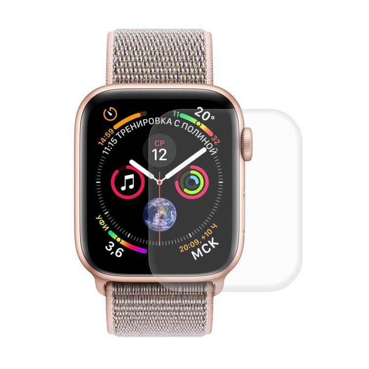 ENKAY Hat-Prince 2 in 1 TPU Semi-clad Case + 3D Full Screen PET Curved Heat Bending Film for Apple Watch Series 6 / 5 / 4 / SE 3 / SE 2 / SE 1 44mm, F Apple Watch Series 6 / 5 / 4 / SE 3 / SE 2 / SE 1 44mm